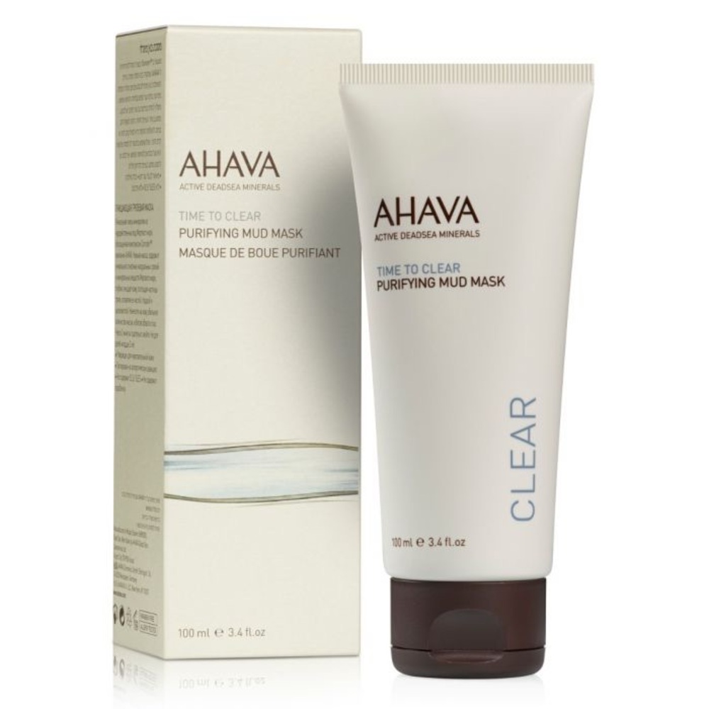 🆕 AHAVA Purifying Mud Mask ~ Clear ~ FULL SIZED ~ New in box